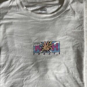 Kith Treats Graphic Tee in White Preowned size Large